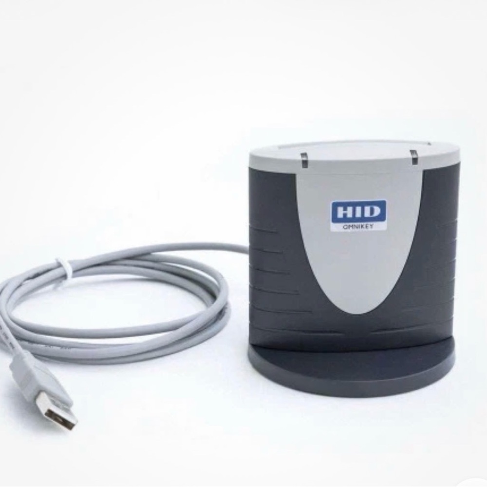 HID Omnikey USB Smart Card Reader - Gray/Black